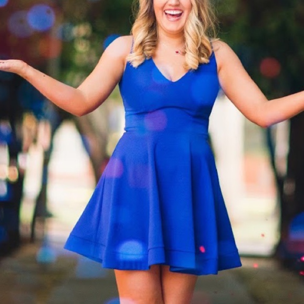 B. Darlin Shaped Hem Dress